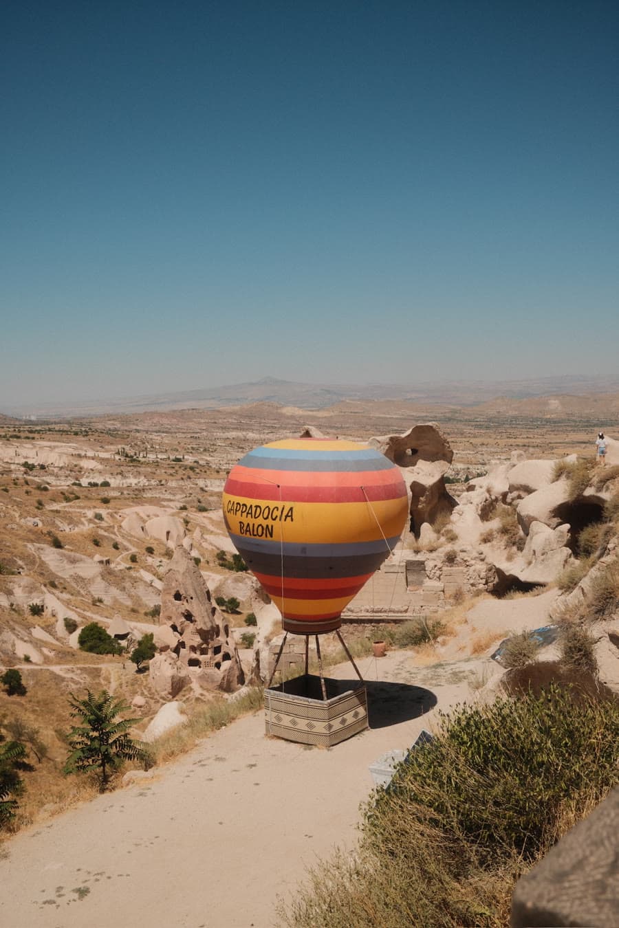 A balloon over the valley