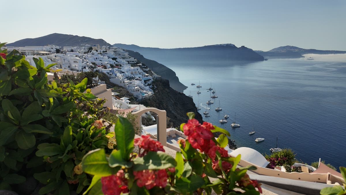 Oia from above