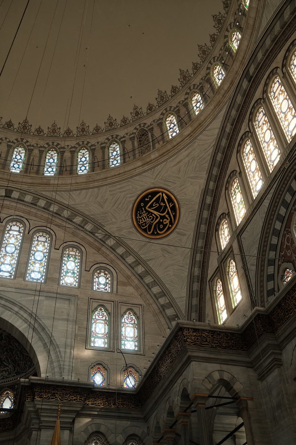 Light inside the mosque